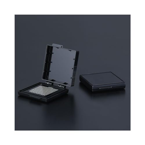 エクシール 精密部品搬送ケース ゲルベース R 2インチ 黒 フラットF7 Lタイプ 10個入 GC00-16002