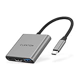 LENTION 3-in-1 USB C Hub with 100W Type C Power Delivery, USB 3.0 & 4K HDMI Adapter Compatible 2021-2016 MacBook Pro 13/15/16, New Mac Air/Surface, More, Stable Driver Certified (CB-C14, Space Gray)