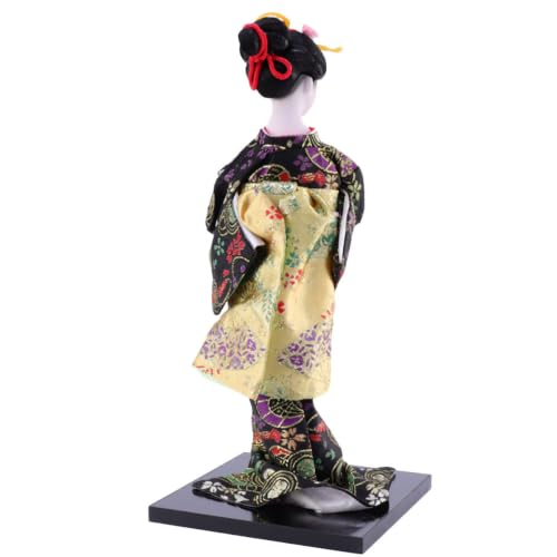 INOOMP Muñeca Fácil de Almacenar para Sala de Estar Geisha Kimono de Tejido de 12 Pulgadas Japonesa Color Aleatorio Varios Estilos Decoración Elegante Varios Estilos