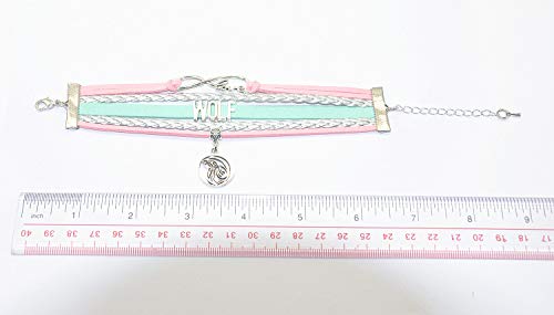 HHHbeauty Wolf Bracelet - Leather Infinity Love Jewelry for Women, Men, Adult Wolf Lovers - Party and Themed Gifts3