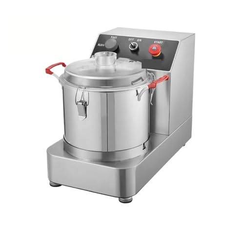 Picadora eléctrica de verduras y picadora de carne, picadora y procesador de alimentos comercial, máquina de picar ajo, capacidad de 7 litros