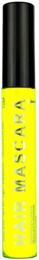 UV neon hair mascara UV Yellow, uv reactive wash out temporary hair colour with wand applicator