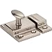 Jeffrey Alexander CL101 Mechanical Cabinet Latch and Strikeplate, Satin Nickel