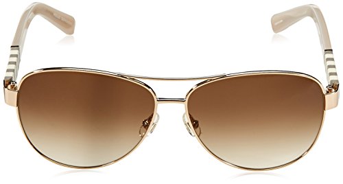 Kate Spade New York Women's Dalia Aviator Sunglasses, Gold & Brown Gradient, 58 mm2