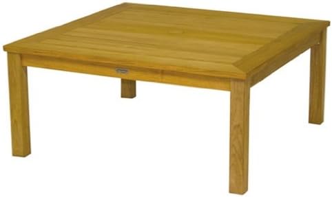 Three Birds Casual Newport 42 Inch Square Coffee Table, Teak
