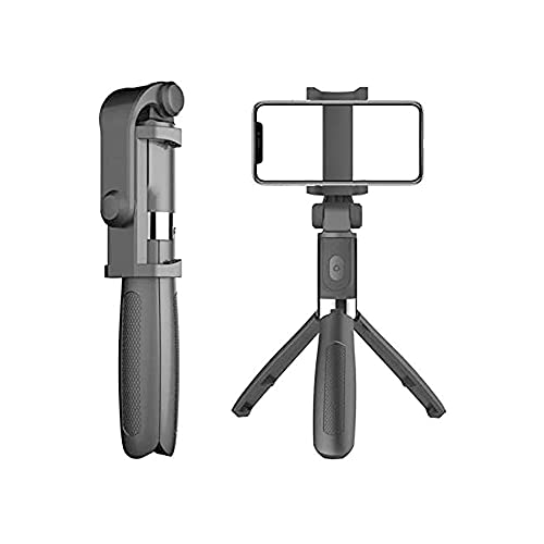 MINI TRIPÉ EXTENSÍVEL COM BASTÃO PAU DE SELFIE E CONTROLE BLUETOOTH