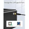 CableCreation USB C Printer Cable 1 m, Printer Cable USB C to B, Scanner Cable Printer Cable to USB MIDI Cable for Yamaha Casio Digital Piano MIDI Controller DJ Controller, 3.3 ft Black