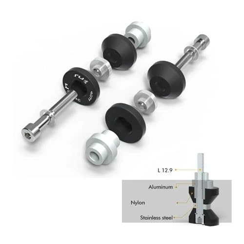 Support vis bras oscillant Street Triple pour stabiliser la moto à l'arrêt