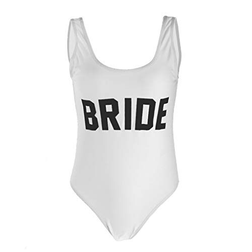BOLAWOO-77 Costume da Bagno Donna Monokini Bikini Costume Intero Costume Mode di Marca da Bagno Costumi da Bagno Costumi da Bagno con La Sposa per La Festa di Compleanno di Nozze