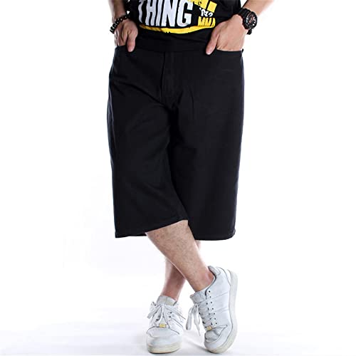 LUOBANIU Stretch Denim Skate Shorts