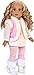 Snowflake - 4 Piece 18 inch Doll Outfit - Leggings, Tunic, Vest and Boots - (Doll Not Included)