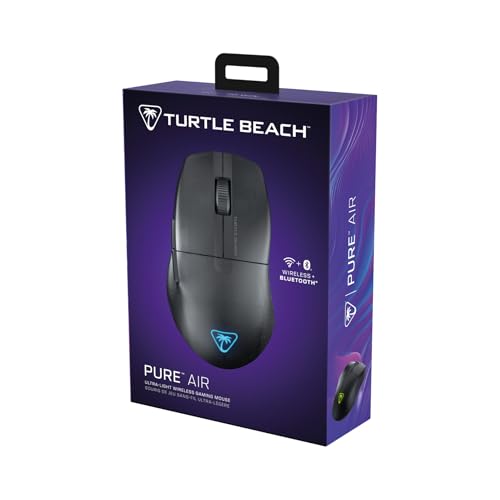 Pure Air - Mouse da gioco RGB wireless ergonomico e ultraleggero, con sensore ottico a 26K DPI, dotato di batteria da 125 ore, illuminazione RGB - Nero - Mouse gaming - Immagine 13
