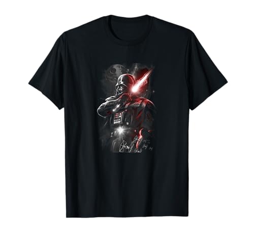 Star Wars Darth Vader Lightsaber Portrait T-Shirt