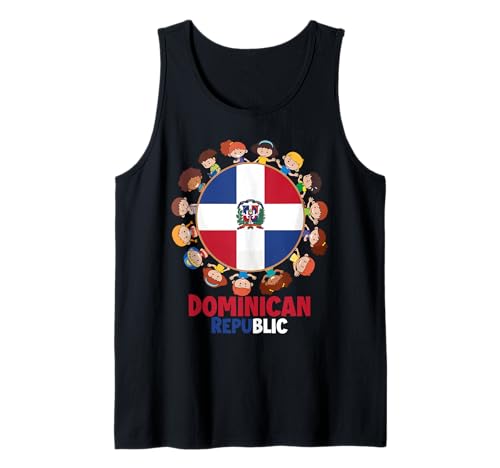 Dominican Republic Hispanic Heritage Month Dominicana Kids Tank Top