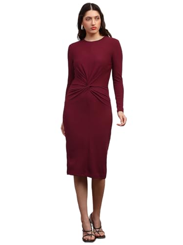 Image of Globus Women Dress (8909389031594 Maroon XL)