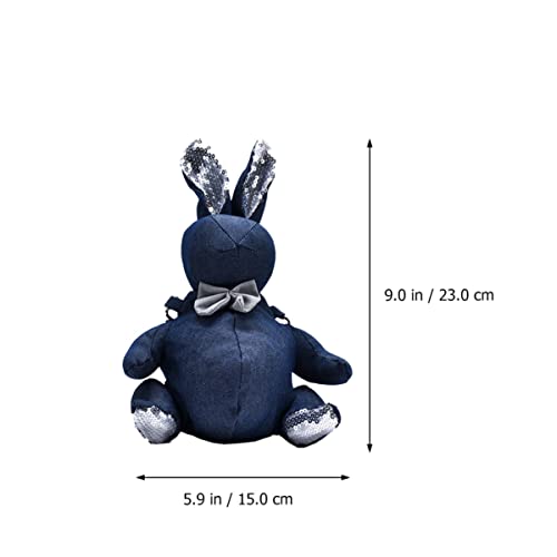 VALICLUD 1pc Design Crossbody Bag Denim Shoulder Bag for Daily Use Lightweight and Unique for School Shopping Work and Casual Outings Dark2