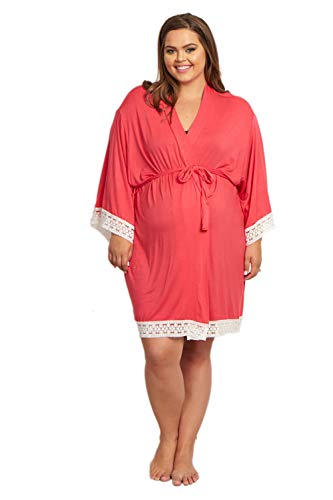 pink blush maternity dress plus size