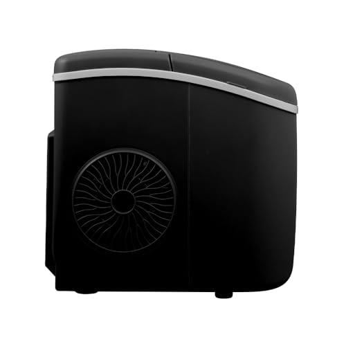 Frigidaire Machine à glaçons Compact de comptoir, 26 par jour- 11.6" D x 11.4" W x 8.7" H (Noir)
