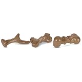 AMERICAN KENNEL CLUB AKC Training Wood-Infused Dog Chew Toy – Moderate Chewers, Durable & Long-Lasting, Chicken Scented, Supports Dental Health – Multiple Shapes