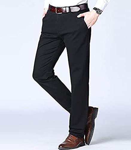 Men's Flat Front Suit Pants Regular Fit Wrinkle-Free Stretch Casual Dress Pants Trousers4