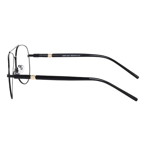 Image of CREEK Blue Light Blocking Blue Cut Zero Power anti-glare Aviator Frame for Eye Protection from UV by Computer /Tablet /Laptop /Mobile