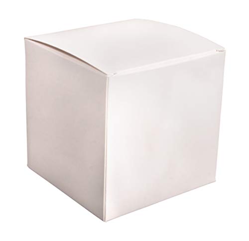Rayher Foldable Box, White, 10x10x10cm, Set 6pcs