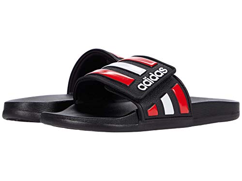 Image of Adidas Men ADILETTE COMFORT ADJ Synthetic Swim Slide FTWWHT /SCARLE /ROYBLU | GTD10