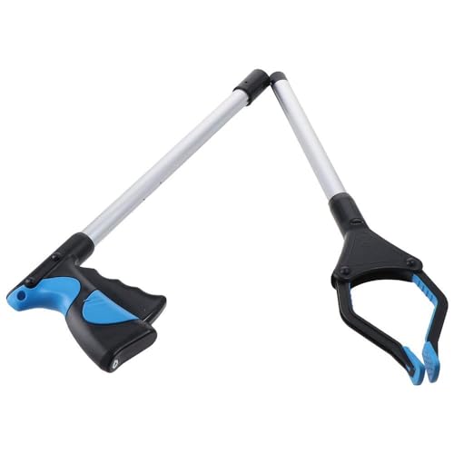 Image of Grabber Reacher Tool,32 inch Grabbers for Elderly,Foldable Trash Picker Grabber,Waste Clips,Sanitary Clips,Pick-Ups,Lightweight,Extra-Long Hand-Held Trash Claw Grabber