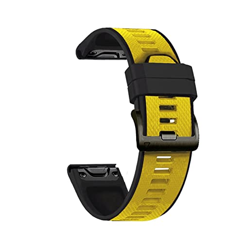Bracelet silicone 26mm haut de gamme teinte agate pour Garmin Fenix 5X