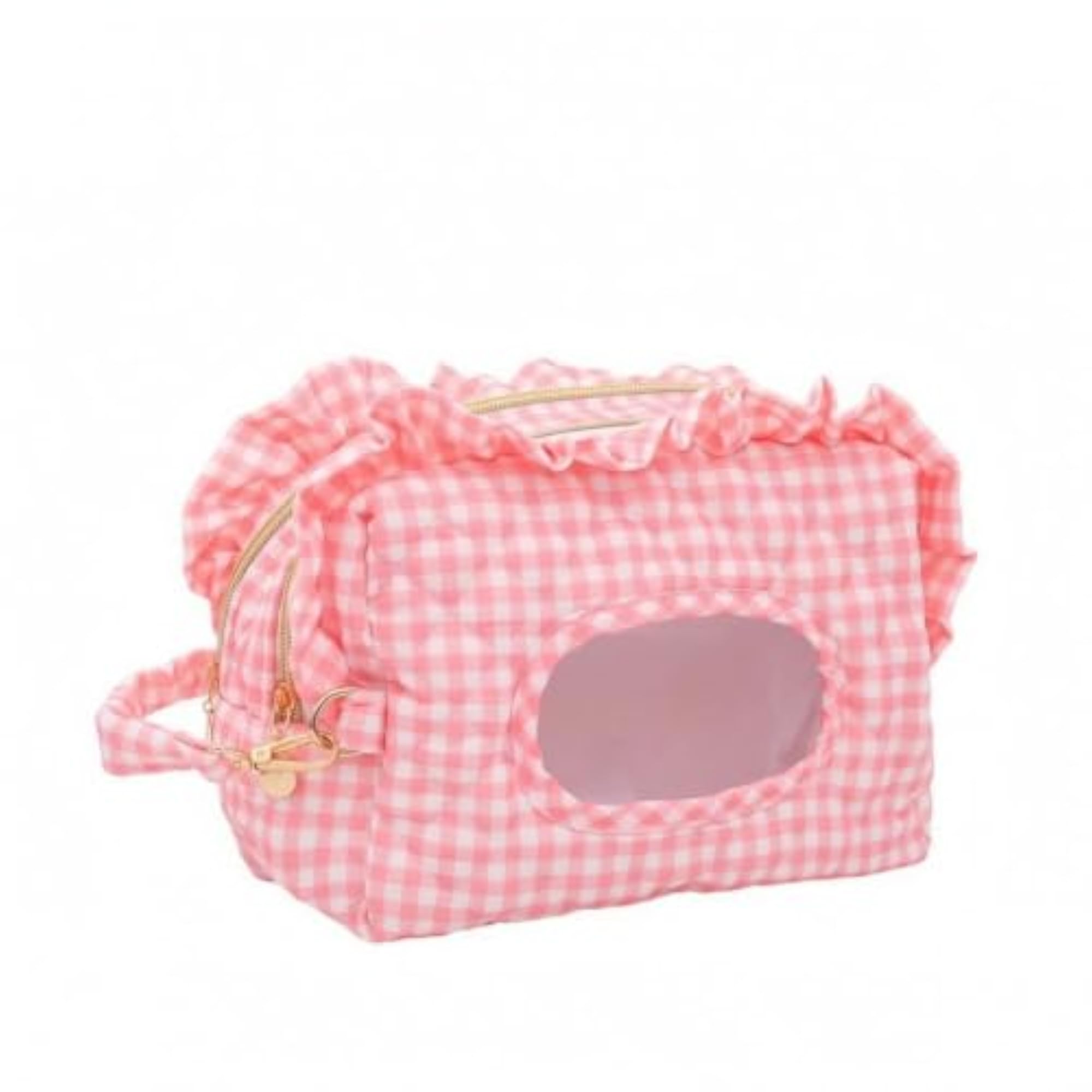 Lightweight Storage Bag with Dispensing Opening, Cosmetic Organizer