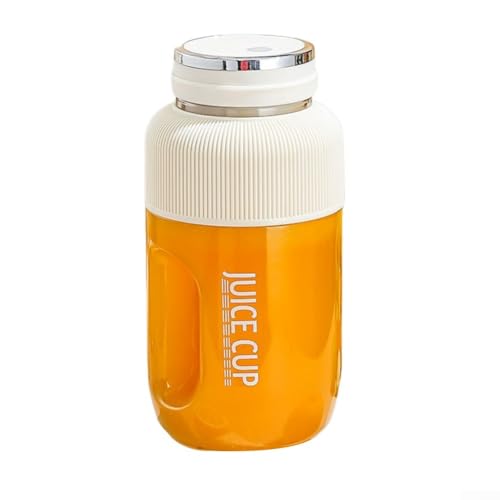 Tragbarer Mixer mit 1200 ml Fassungsvermögen und Sicherheitsfunktionen für mühelose Saftzubereitung (weiß)