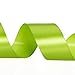 YASEO 1 1/2 Inch Apple Green Solid Satin Ribbon, 50 Yards Craft Fabric Ribbon for Gift Wrapping Floral Bouquets Wedding Party Decoration