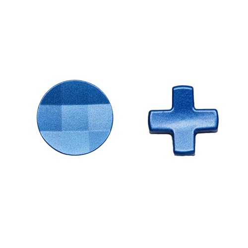 Image of 2 in 1 D-Pads for Xbox Elite 2 Core Controller Stainless Steel D-Pads for Xbox One Elite Series 2 Controller D-Pads Replacement for Xbox One Elite Series 1 Controller (Blue)