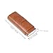 PLAFOPE Men Pu Leather Cigar Travel Case Compact Cigar Holder Portable Storage Box Travel Humidor Case