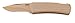 CRKT Nathan's Knife Kit: Wooden Pocket Knife, Drop Point Blade Design with Working Lock Back, Craft Project, Great for Kids 1032, Black