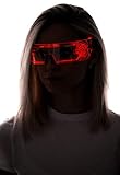 Cyberpunk LED Visor Glasses - Perfect For Cosplay and Festivals - Cybergoth - Cyberpunk Glasses...