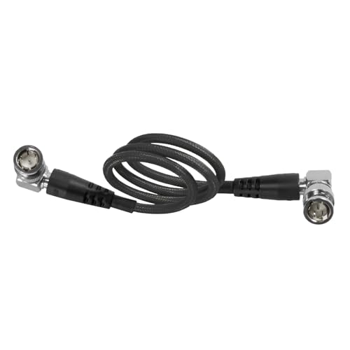 Cable BNC SDI de ángulo recto KONDOR BLUE de 18" que evita interferencias en video 4K de cámaras