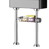 Gambe telescopiche Regolabili per lavelli, staffe a Incasso Senza Foratura, soluzioni di Riparazione Resistenti per lavelli da Cucina e da Bagno.