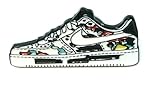 Metal & Enamel Sneaker Head Novelty Lapel Pin (1 Piece) (AF-1 Low Para-Noize Multicolor)