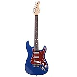 pearl gitarrenverstärker 3. Bequem Ahornhals. SISHUINIANHUA Glarry GST3 Pearl White-Auswahl-Schutz E-Gitarren-Tasche Schultergurt Whammy Bar Cord Schlüssel-Werkzeug Blau Heben