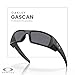 OAKLEY Gascan OO9014 03-473 Matte Black/Grey Sunglasses Leash + Bundle Accessory Leash Kit, Microfiber Pouch