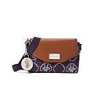U.S. POLO ASSN. USPA Geometric Crossbody Navy One Size