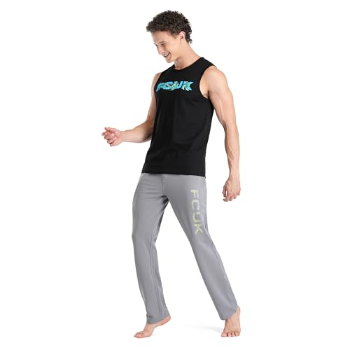 Image of FCUK Men's Solid Regular Fit Fashion Vest