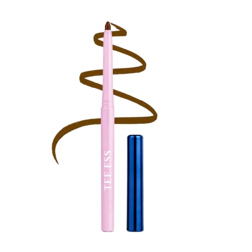 Image of TEE ESS Long Stay Kajal | Retractable Pencil | Waterproof, Smudge Proof | Intense Dark Brown Color | 24H Long Lasting | Smooth One-Stroke Application | With Vitamin E | Twist-Up Dark Brown Kajal | 30 gms