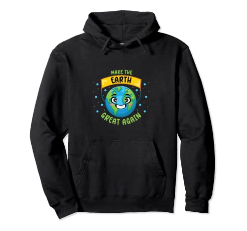 Earth Day Planet Science Environmental Love Awareness Quote Sudadera con Capucha