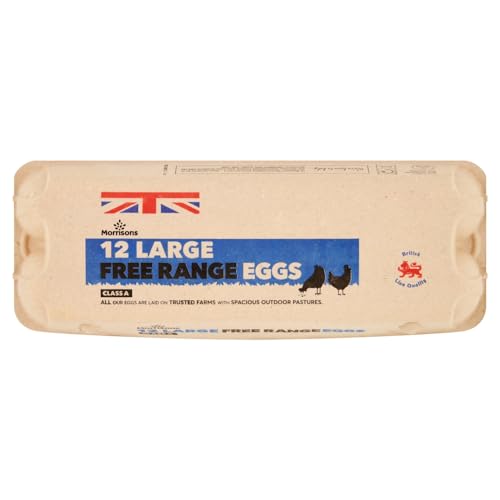 Morrisons Large Free Range Eggs 12 pack Morrisons Large Free Range Eggs 12 pack