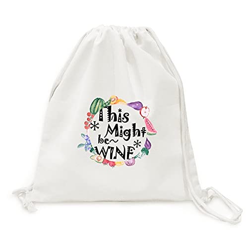 Sac en tissu pliable pour fruits du marché au look humour