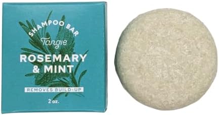Natural Rosemary Mint Zero Waste Shampoo Bar by Tangie