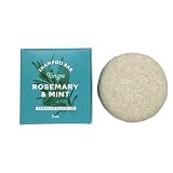Natural Rosemary Mint Zero Waste Shampoo Bar by Tangie
