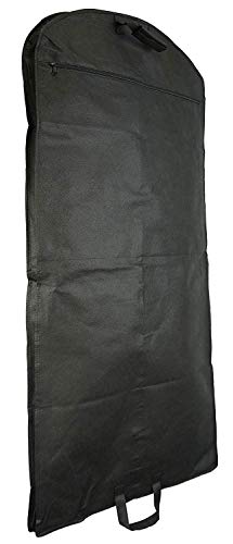 K-Cliffs 48” Basic Garment Bag for Suits Bridal Dress & Prom Gown Travel Storage Durable Breathable2